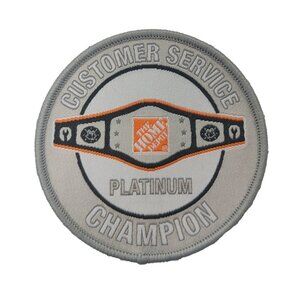 Home Depot Customer Service Champion Platinum Patch